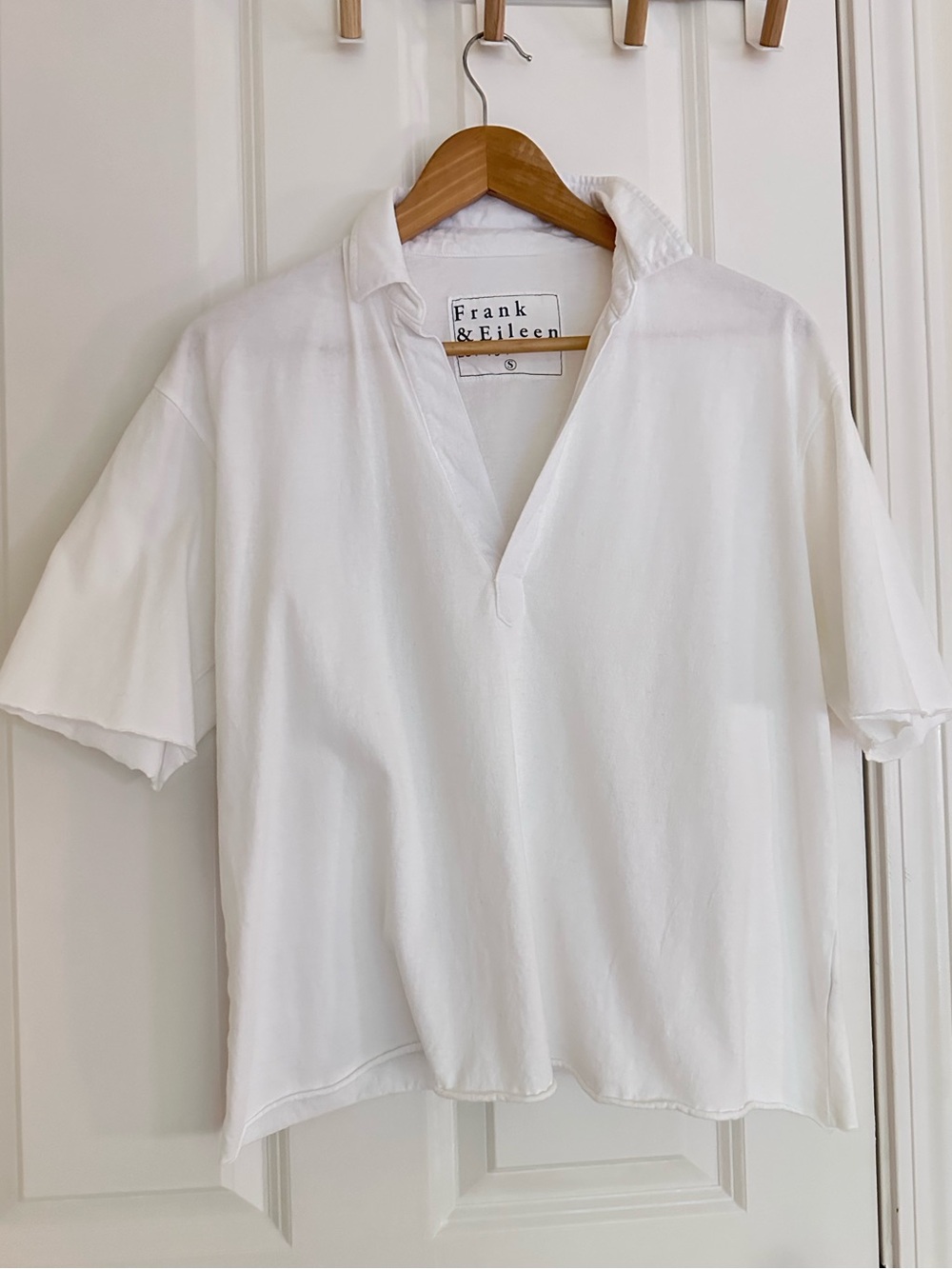 Frank & Eileen "Patty"  100% Cotton Collared Tee, S